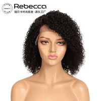 Women's Star Fashion Casual Stage Street Real Hair Homogeneous And Oblique Curls Wigs main image 2
