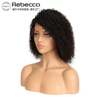 Women's Star Fashion Casual Stage Street Real Hair Homogeneous And Oblique Curls Wigs main image 3