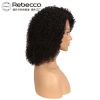 Women's Star Fashion Casual Stage Street Real Hair Homogeneous And Oblique Curls Wigs main image 4