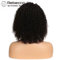 Women's Star Fashion Casual Stage Street Real Hair Homogeneous And Oblique Curls Wigs main image 5
