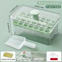 Arnuoxin Ice Cube Mold Frozen Ice Cube Artifact Food Grade Press Ice Cube Household Refrigerator Homemade Ice Cube Ice Box sku image 13