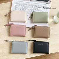 New Coin Purse Short Ins Style Ladies Wallet Women's High-end Sense Simple Card Bag  Wholesale WALLET main image 1