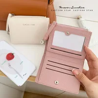 New Coin Purse Short Ins Style Ladies Wallet Women's High-end Sense Simple Card Bag  Wholesale WALLET main image 2