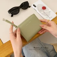 New Coin Purse Short Ins Style Ladies Wallet Women's High-end Sense Simple Card Bag  Wholesale WALLET main image 3
