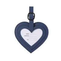 In Stock Color PU Love Heart Bag Anti-lost Simple Luggage Tag Consignment Listing Factory Direct Sales main image 5