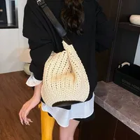 Women's Pu Leather Fabric Solid Color Vacation Streetwear Square Open Tote Bag main image 4