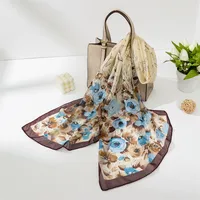 Women's Retro Vacation Beach Flower Polyester Scarf main image 10