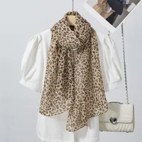 Unisex Vacation Beach Classic Style Leopard Polyester Scarf main image 5