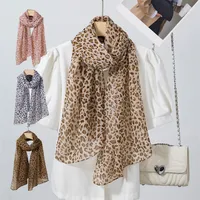 Unisex Vacation Beach Classic Style Leopard Polyester Scarf main image 1
