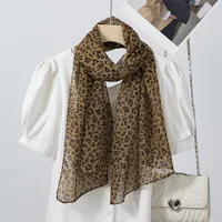 Unisex Vacation Beach Classic Style Leopard Polyester Scarf main image 7