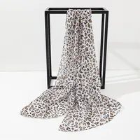 Unisex Vacation Beach Classic Style Leopard Polyester Scarf sku image 2