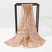 Unisex Vacation Beach Classic Style Leopard Polyester Scarf sku image 3