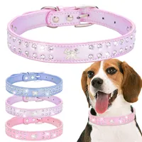 1 Piece All Seasons Modern Style Shiny PU Solid Color Pet Collar main image 1