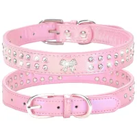 1 Piece All Seasons Modern Style Shiny PU Solid Color Pet Collar sku image 7