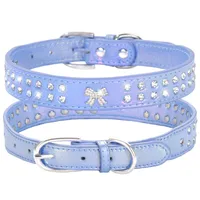 1 Piece All Seasons Modern Style Shiny PU Solid Color Pet Collar sku image 3