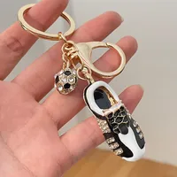 Modern Style Football Alloy Unisex Bag Pendant Keychain main image 4