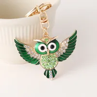 Korean Style Owl Alloy Unisex Bag Pendant Keychain sku image 2