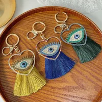 European Style Pastoral Devil's Eye Alloy Unisex Bag Pendant Keychain main image 1