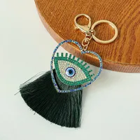 European Style Pastoral Devil's Eye Alloy Unisex Bag Pendant Keychain sku image 2