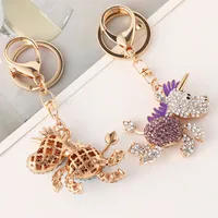 Cute European Style  Alloy Unisex Bag Pendant Keychain main image 3