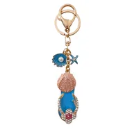 New Style Flower Alloy Women's Bag Pendant Keychain main image 5