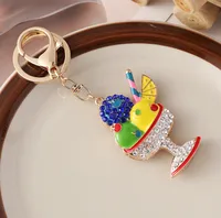 Cute Ice Cream Alloy Women's Bag Pendant Keychain sku image 2