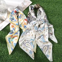 Women's Lady Bohemian Leopard Polyester Silk Scarf main image 2