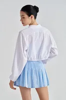 Sport Style Solid Color SZ Woven Standing Collar Active Tops Coat main image 4