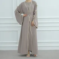 Women's Adults Solid Color Bowknot Abaya sku image 19