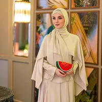 Women's Adults Solid Color Lace-Up Abaya main image 3