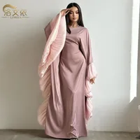 3D Effect Straps Abaya main image 2