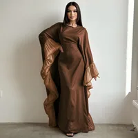 3D Effect Straps Abaya sku image 3