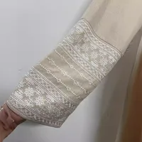 Women's Adults Color Block Lace-Up Abaya main image 5