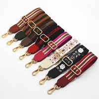 Bag Strap Accessories Crossbody Widened Shoulder Strap Personalized Canvas All-match Ethnic Style Single Double Shoulder Letter Crossbody Shoulder Strap Accessories main image 1