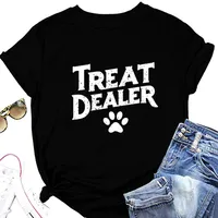 Women's T-shirt Pullovers Short Sleeve T-Shirts European And American Wind Temperament Commuter Letter main image 1