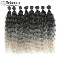 Women's Casual Elegant Sweet 1B 613 T077 Birthday Stage Street High Temperature Wire Curls Wigs sku image 6