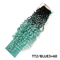 Women's Star Fashion 3T-SORANGE TT2/Blue3 60 TT4/Corange6 Carnival Birthday Stage Chemical Fiber Long Curly Hair Long Bangs Wigs sku image 2