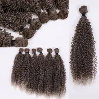 Unisex Casual Hip-Hop Simple Style Casual Stage Street High Temperature Wire Curls Wigs main image 3