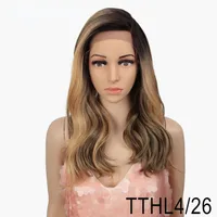 Women's Ruili Simple Style Party Stage Street High Temperature Wire Side Fringe Long Curly Hair Side Bangs Wigs sku image 5