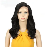 Women's Ruili Simple Style Party Stage Street High Temperature Wire Side Fringe Long Curly Hair Side Bangs Wigs sku image 6
