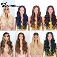 Women's Ruili Casual Birthday Stage High Temperature Wire Centre Parting Centre Parting Wigs main image 1