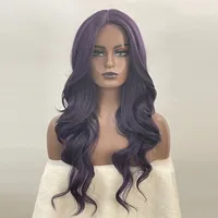 Women's Ruili Casual Birthday Stage High Temperature Wire Centre Parting Centre Parting Wigs sku image 7