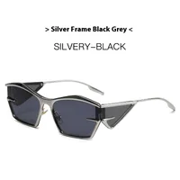 Casual Style Hawaiian Tropical Irregular Tinted Lenses Resin Special-Shaped Mirror Full Frame Glasses main image 4