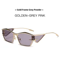 Casual Style Hawaiian Tropical Irregular Tinted Lenses Resin Special-Shaped Mirror Full Frame Glasses main image 3