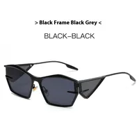 Casual Style Hawaiian Tropical Irregular Tinted Lenses Resin Special-Shaped Mirror Full Frame Glasses sku image 3
