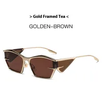 Casual Style Hawaiian Tropical Irregular Tinted Lenses Resin Special-Shaped Mirror Full Frame Glasses sku image 4