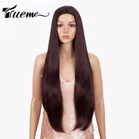 Unisex Ruili Casual Carnival Birthday High Temperature Wire Centre Parting CS WS/F UPG LACE CAMIA Wigs sku image 5