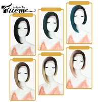 Unisex Casual Elegant Casual Carnival Birthday High Temperature Wire Straight Hair Wigs main image 3