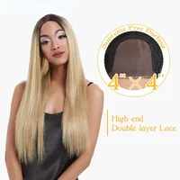 Women's Ruili Casual Carnival Birthday High Temperature Wire Centre Parting Centre Parting Wigs main image 3