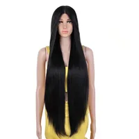 Women's Ruili Casual Carnival Stage High Temperature Wire Centre Parting Centre Parting Wigs sku image 1